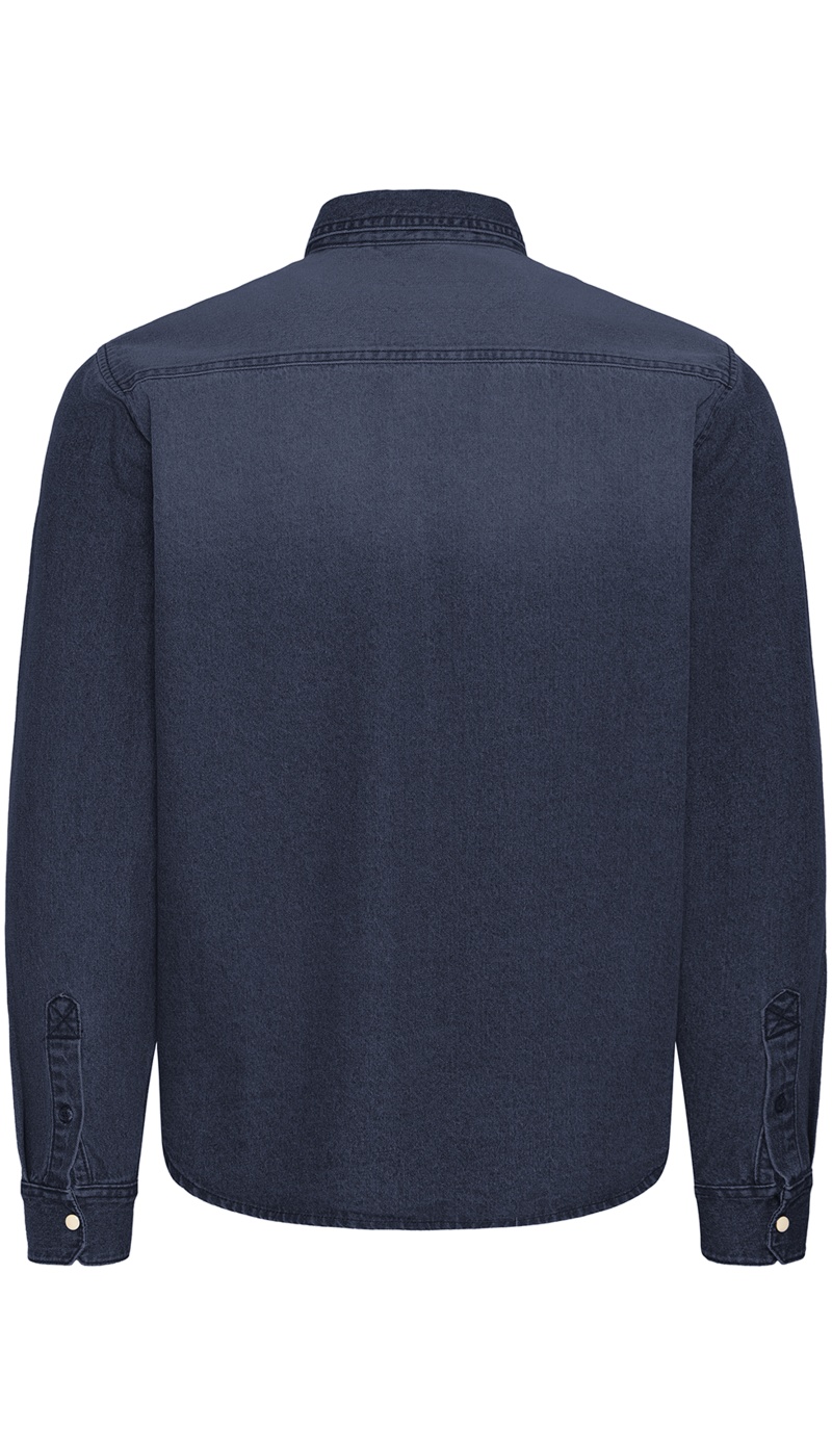 Camisa vaquera BHDARGO cruda BLEND - 7 | TOPS