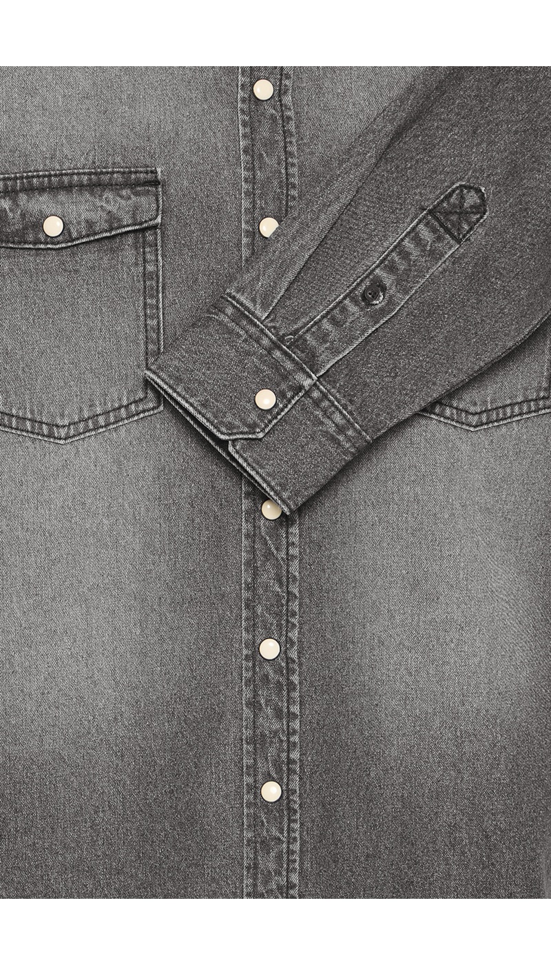 Camisa Jeans Cinza BHDARGO BLEND - 4 | TOPS