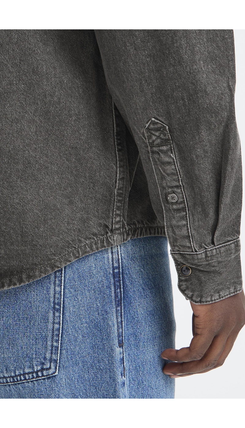 Camisa vaquera gris BHDARGO BLEND - 5 | TOPS