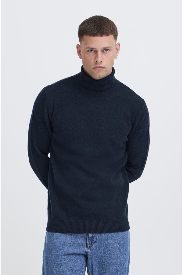 Maglione a dolcevita blu navy BHBRANK BLEND - 1 | TOP 2