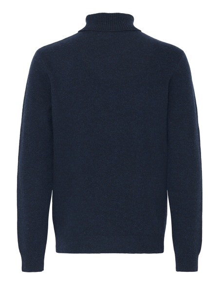 Marineblauer Rollkragenpullover BHBRANK BLEND - 6 | TOPS