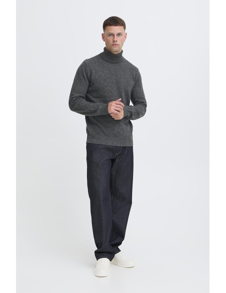 Jersey de cuello alto gris BHBRANK BLEND - 1 | TOPS