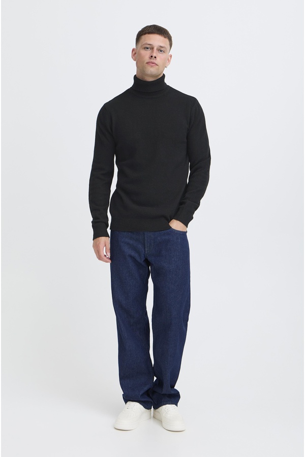 Schwarzer Rollkragenpullover BHBRANK BLEND - 1 | TOPS