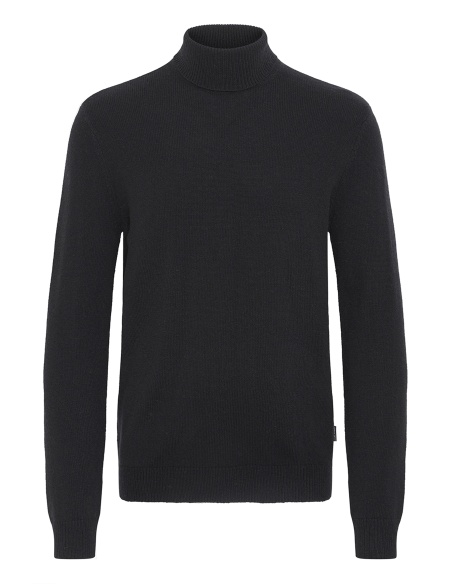 Blusa nera a collo alto BLEND - 6 | TOP
