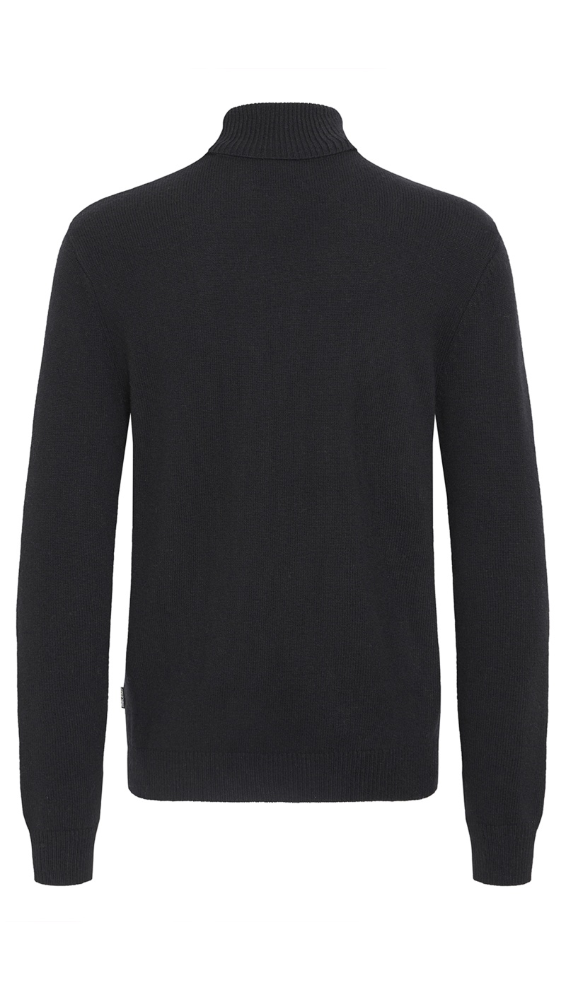 Schwarzer Rollkragenpullover BHBRANK BLEND - 7 | TOPS