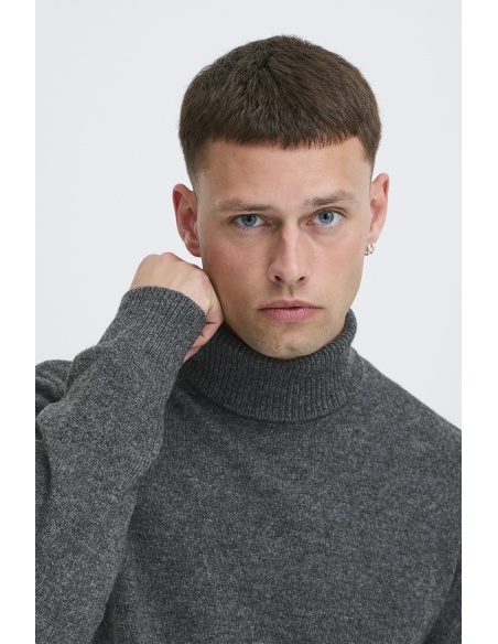 Grauer Rollkragenpullover BHBRANK BLEND - 2 | TOPS