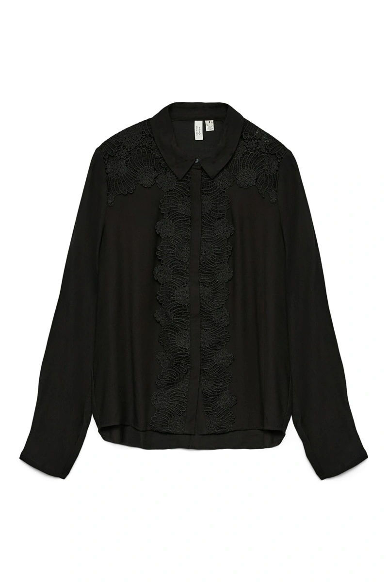 VERO MODA  BLACK CHEMISES ML