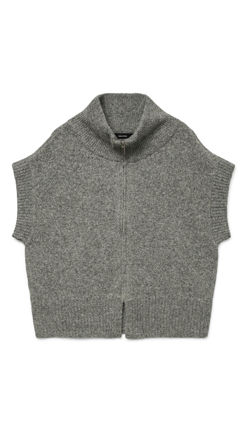 Pull Sans Manches Gris VMBANG