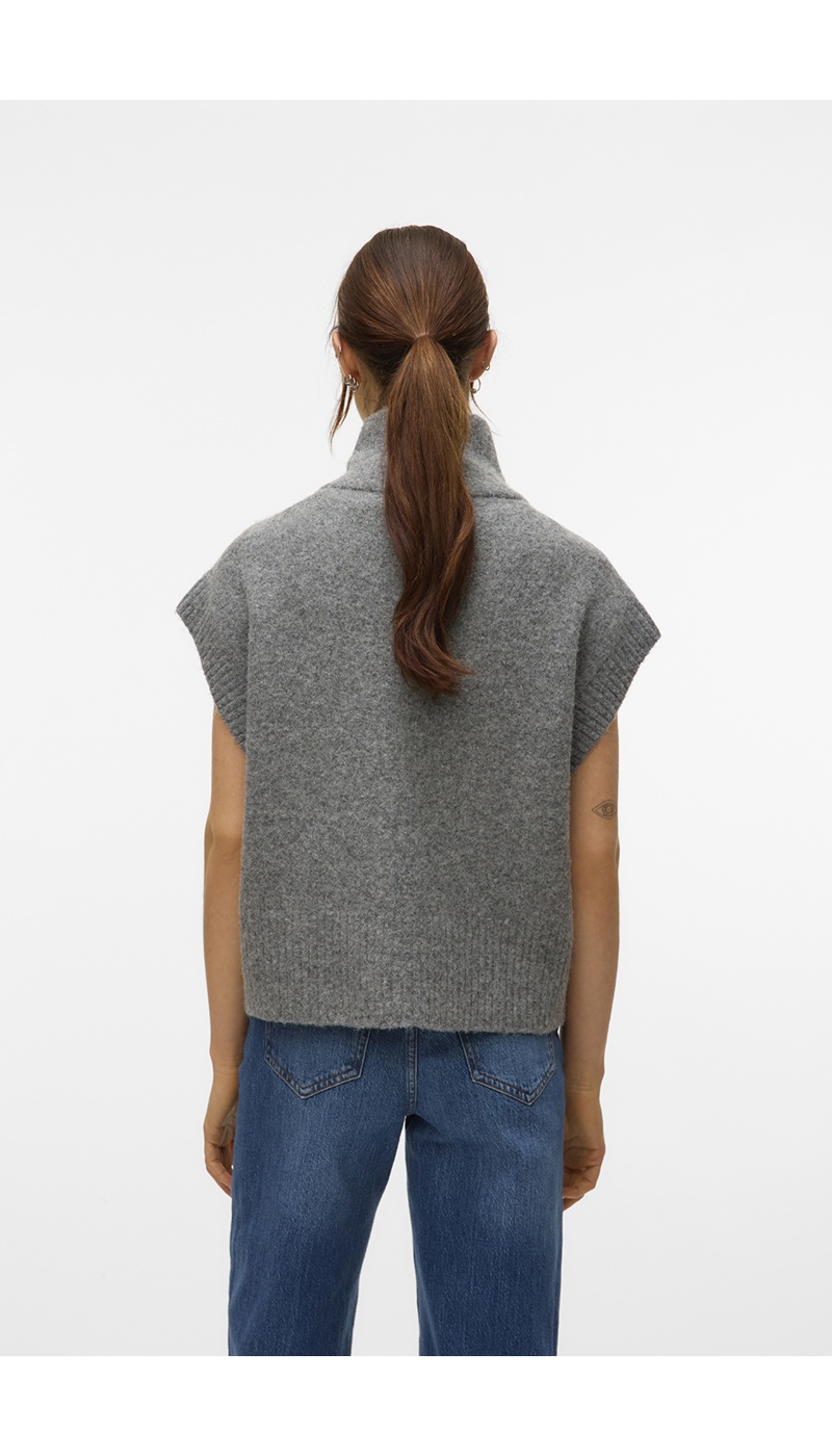 Pull Sans Manches Gris VMBANG