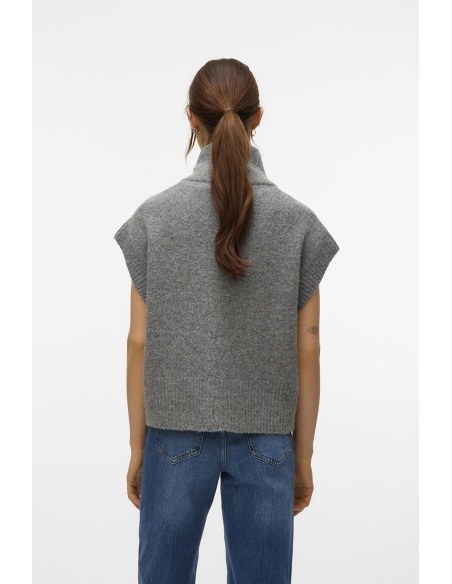 Pull Sans Manches Gris VMBANG