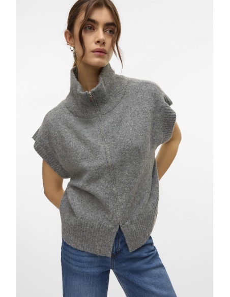 Pull Sans Manches Gris VMBANG