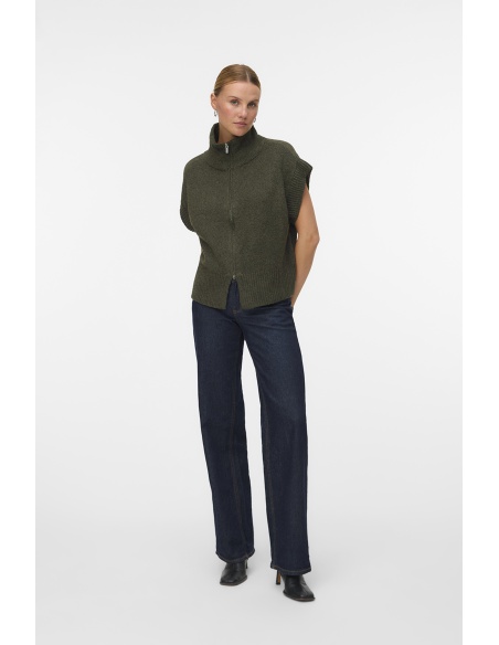 Pull Sans Manches Kaki VMBANG