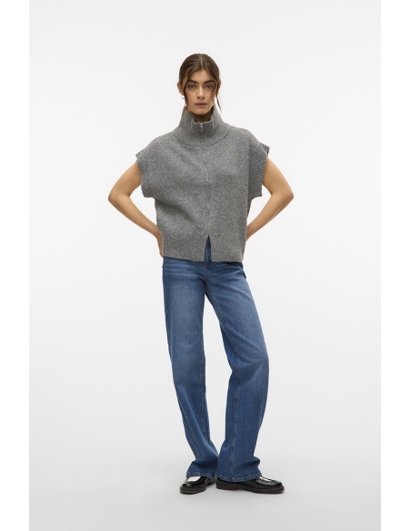 Pull Sans Manches Gris VMBANG