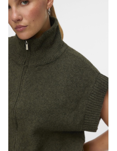 Pull Sans Manches Kaki VMBANG