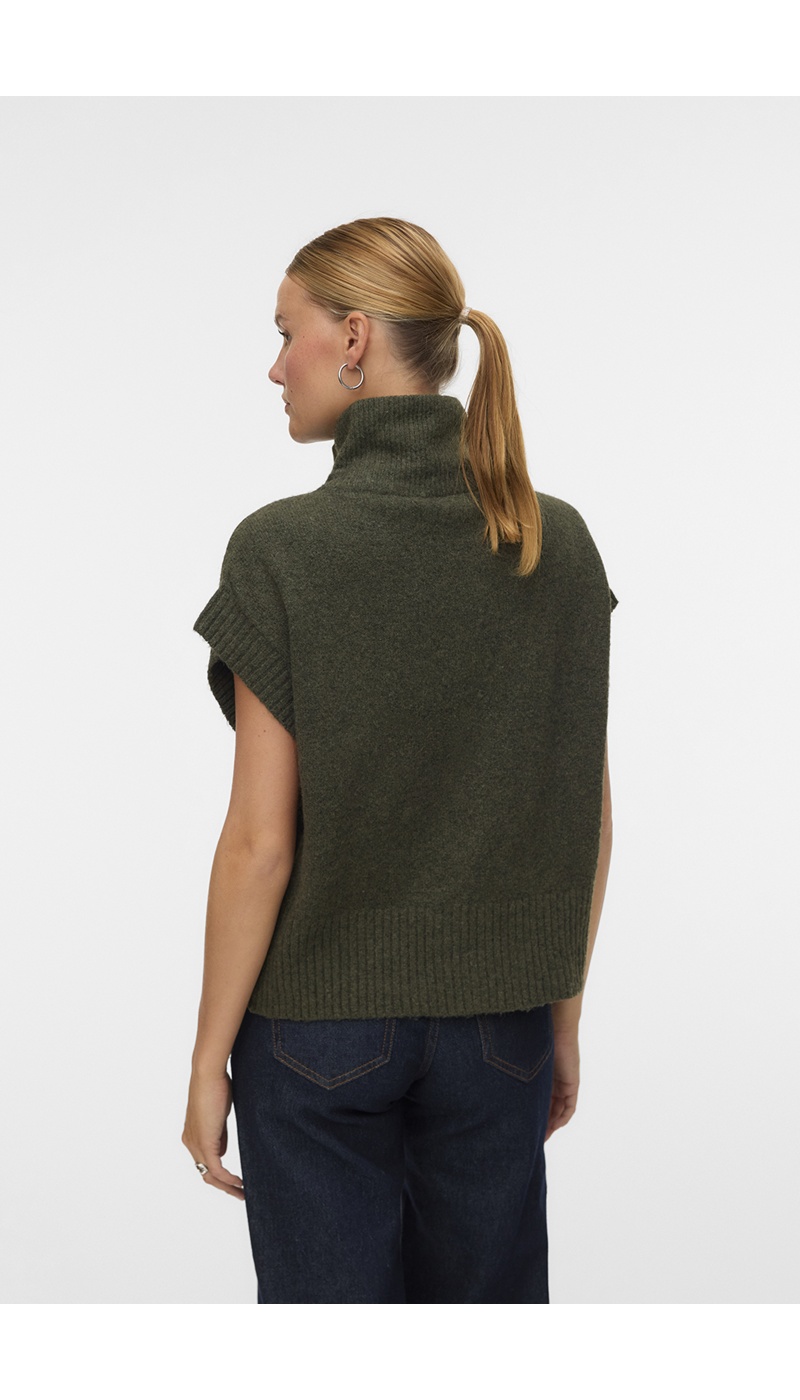 Pull Sans Manches Kaki VMBANG