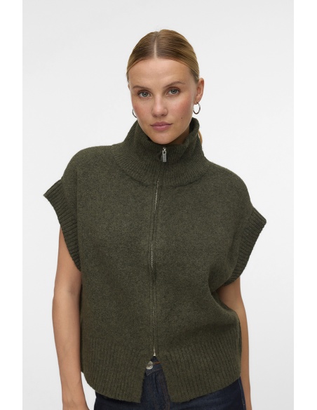 Pull Sans Manches Kaki VMBANG