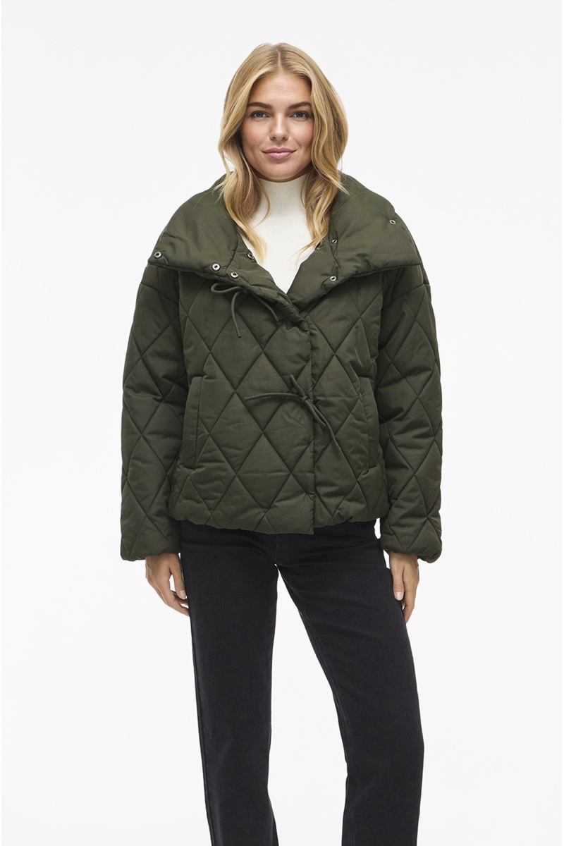 Doudoune Matelasse Kaki VIBUMBLE 2