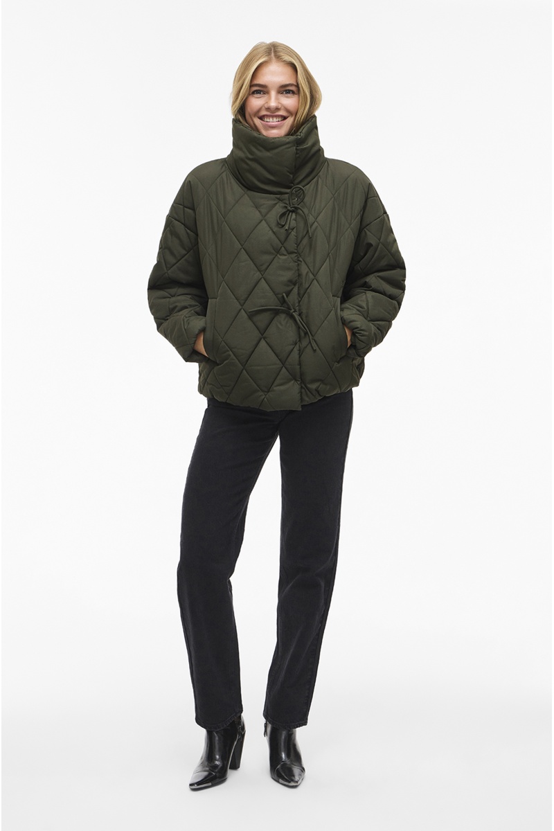 Doudoune Matelasse Kaki VIBUMBLE