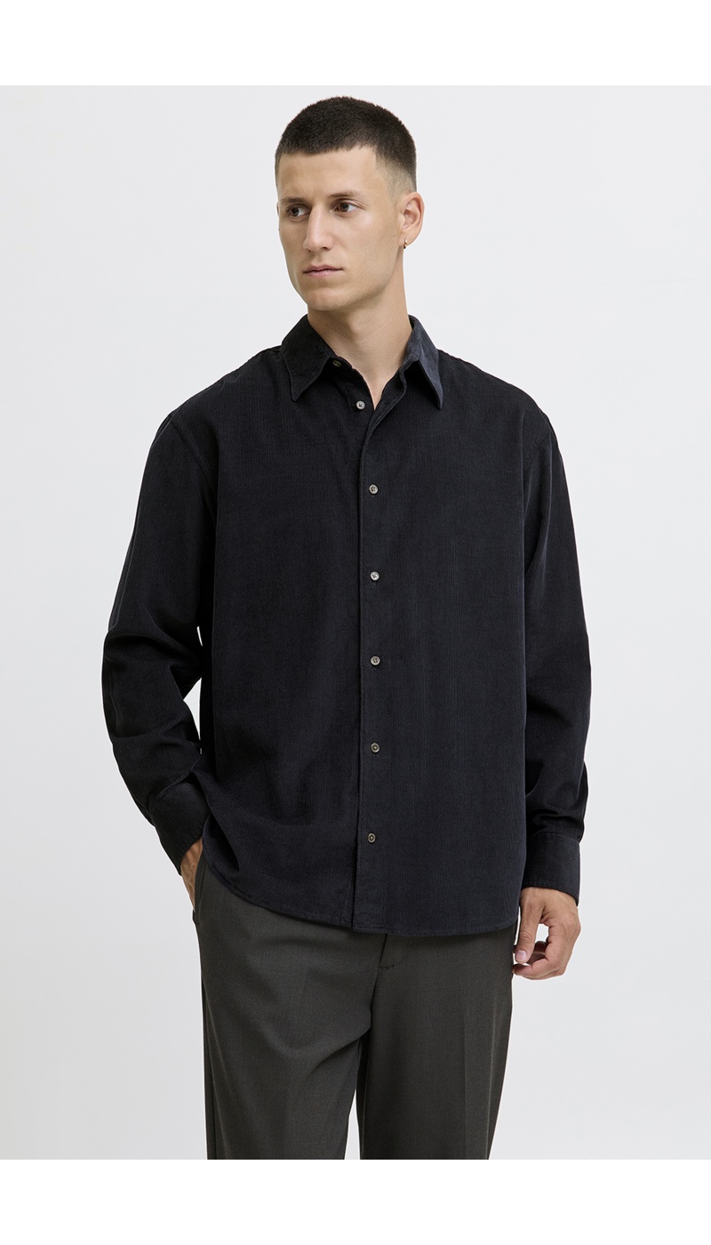 Marineblaues Rippenhemd JPRCCASCOT Jack&Jones - 4 | TOPS