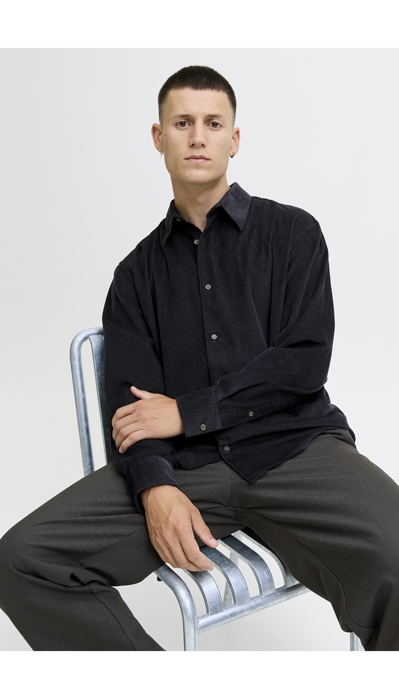 Camisa de canalé azul marino JPRCCASCOT Jack&Jones - 3 | TOPS