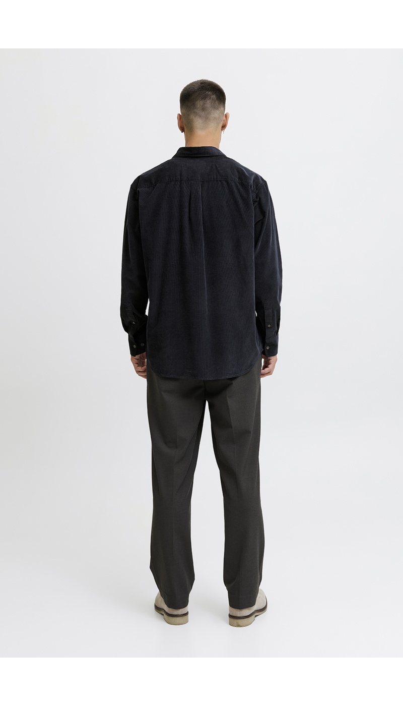 Navy Ribbed Shirt JPRCCASCOT Jack&Jones - 2 | TOPS