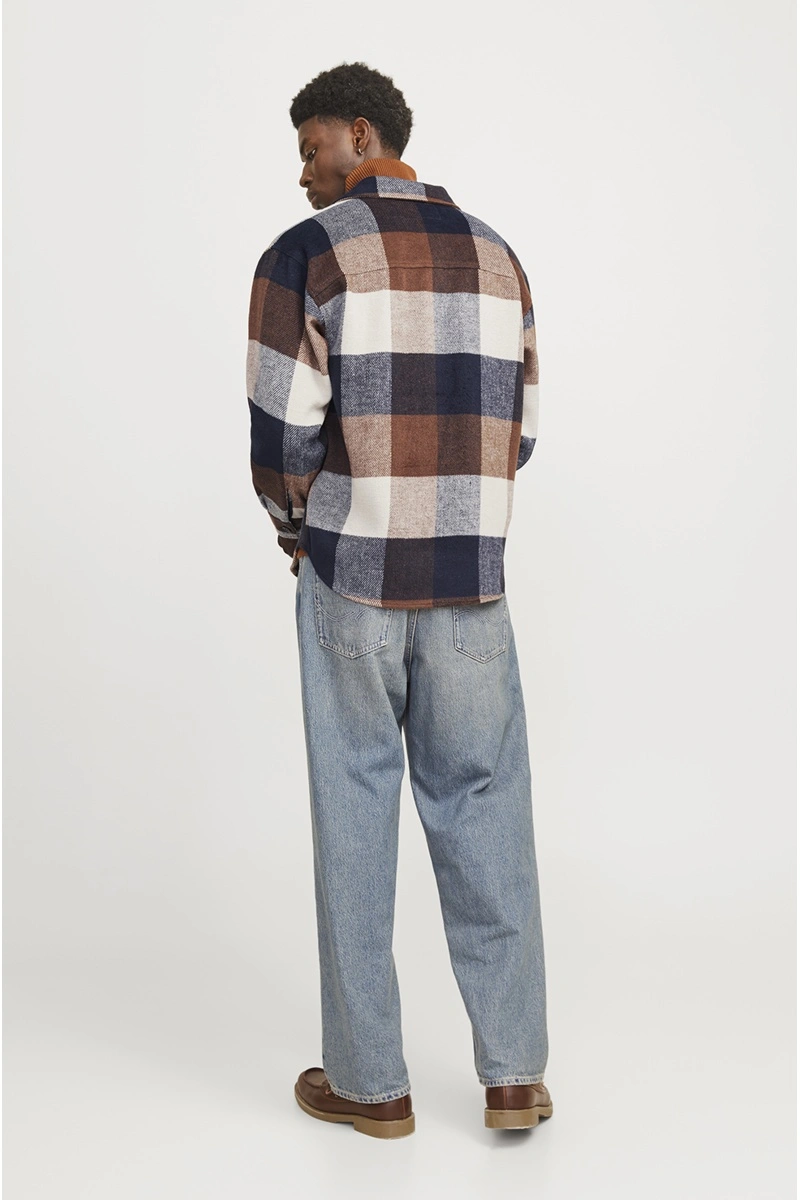 Surchemise Carreaux Marine JJEBRADLEY 2