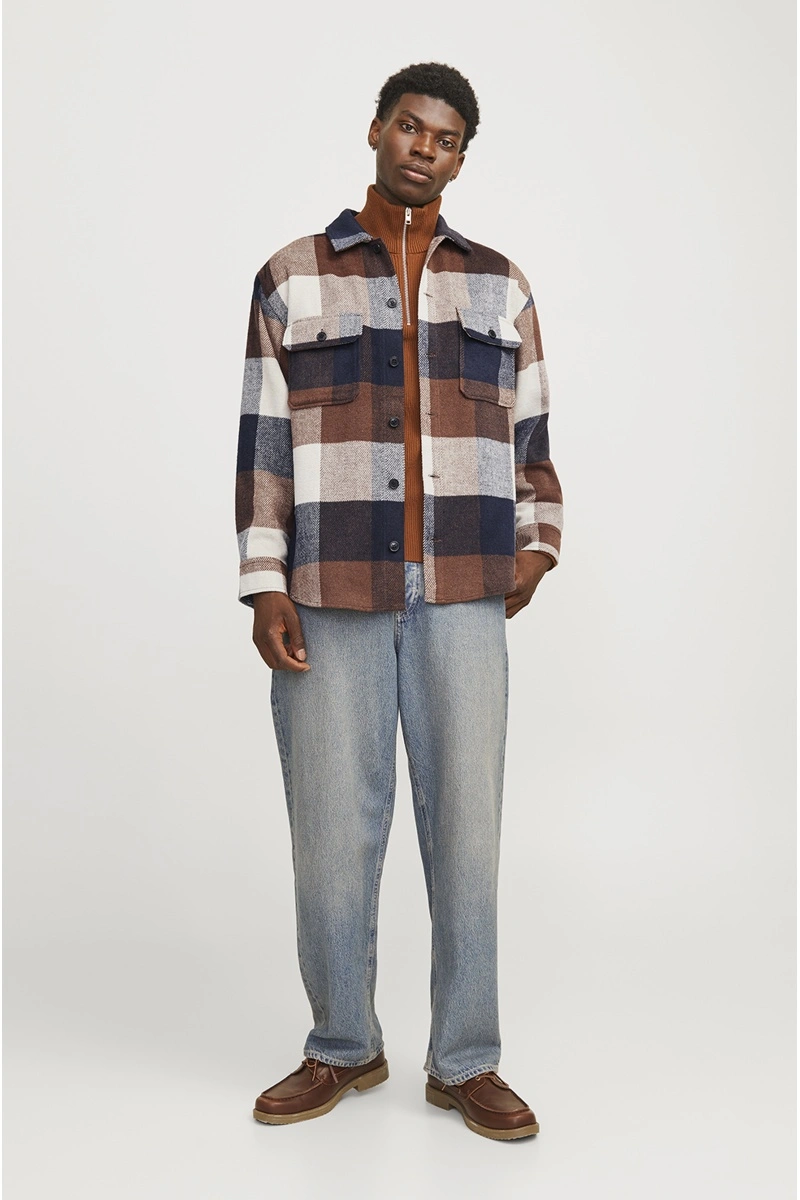 Surchemise Carreaux Marine JJEBRADLEY