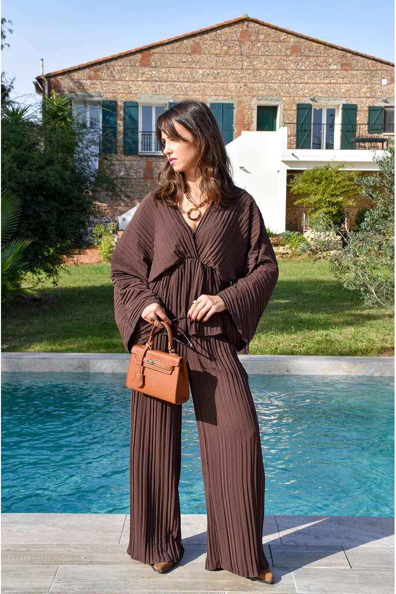 senes ENSEMB MARRON COMBI