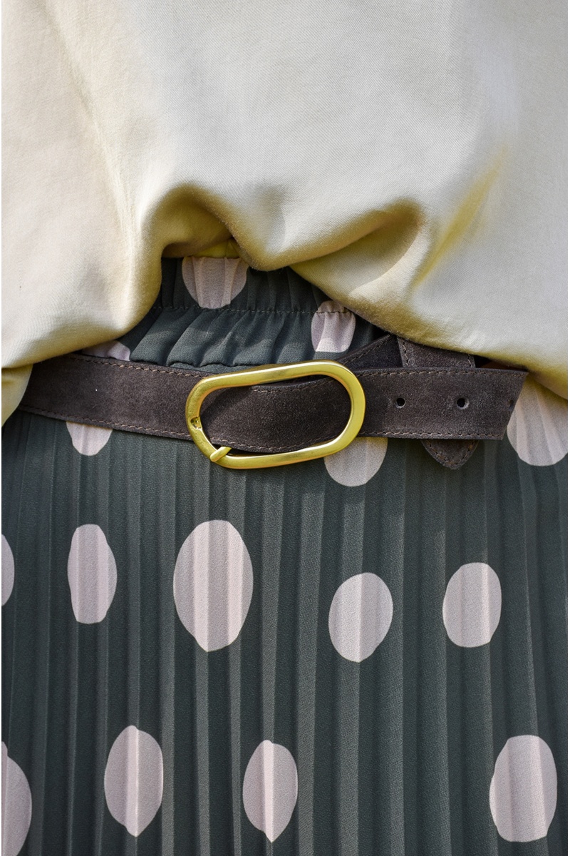 Ceinture Daim Chocolat DIANDRA