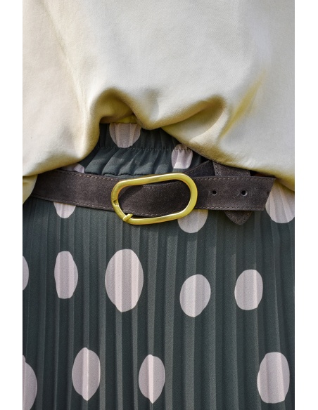 Ceinture Daim Chocolat DIANDRA