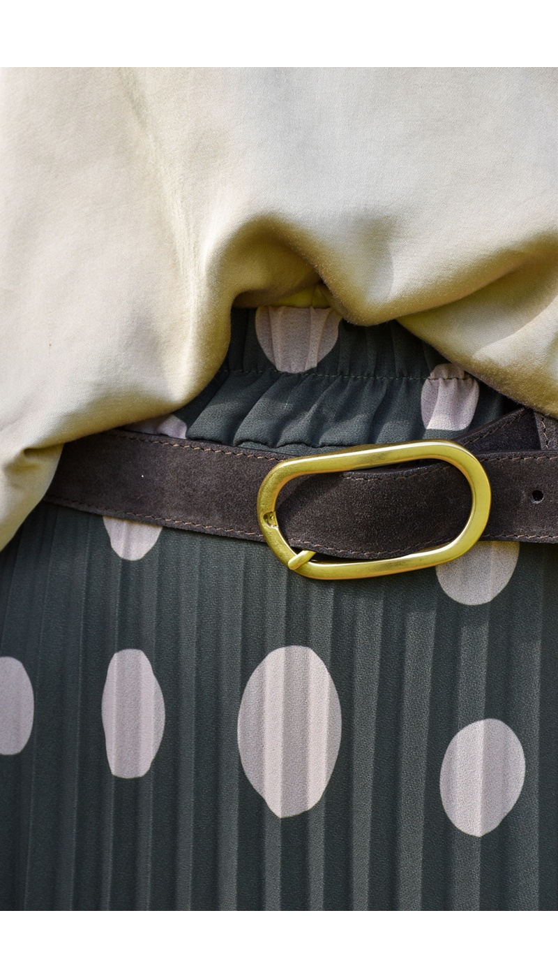 Ceinture Daim Chocolat DIANDRA