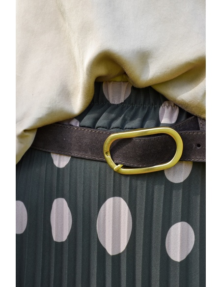 Ceinture Daim Chocolat DIANDRA