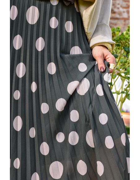 senes PLISSE KAKI JUPES FEMME