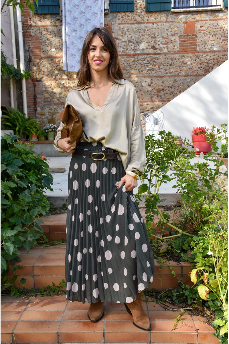 Jupe Pois Kaki LOVA 2