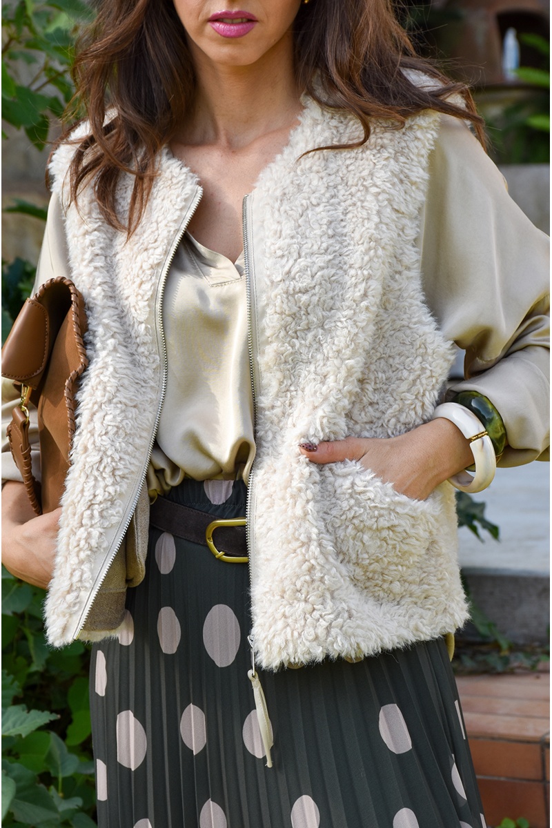 Veste Moumoute Ecrue ALIX 2