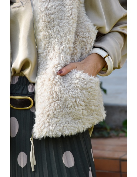 Veste Moumoute Ecrue ALIX