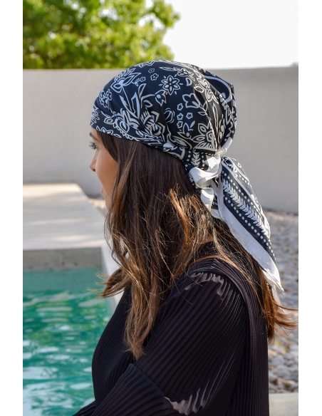 Foulard Bandana Noir TILDA
