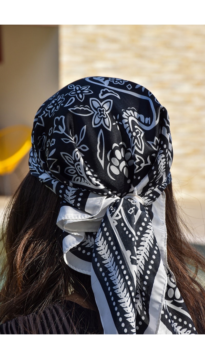 Foulard Bandana Noir TILDA