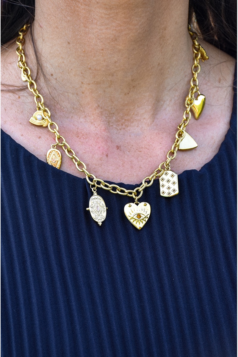 Collier Pampilles Doré ROXANNE 2