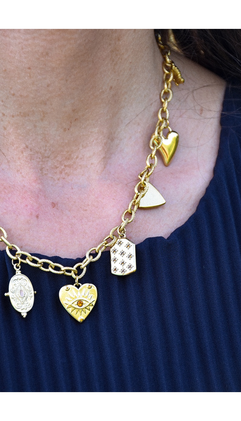 Collier Pampilles Doré ROXANNE