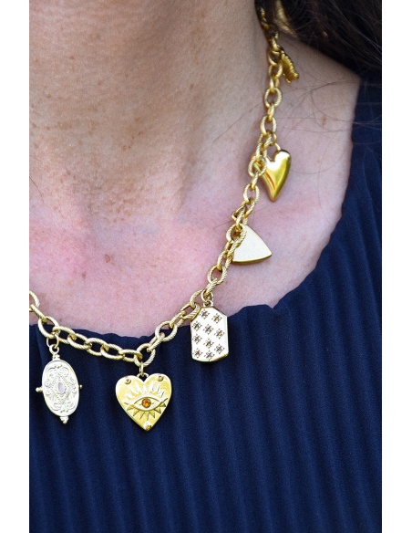 Collier Pampilles Doré ROXANNE