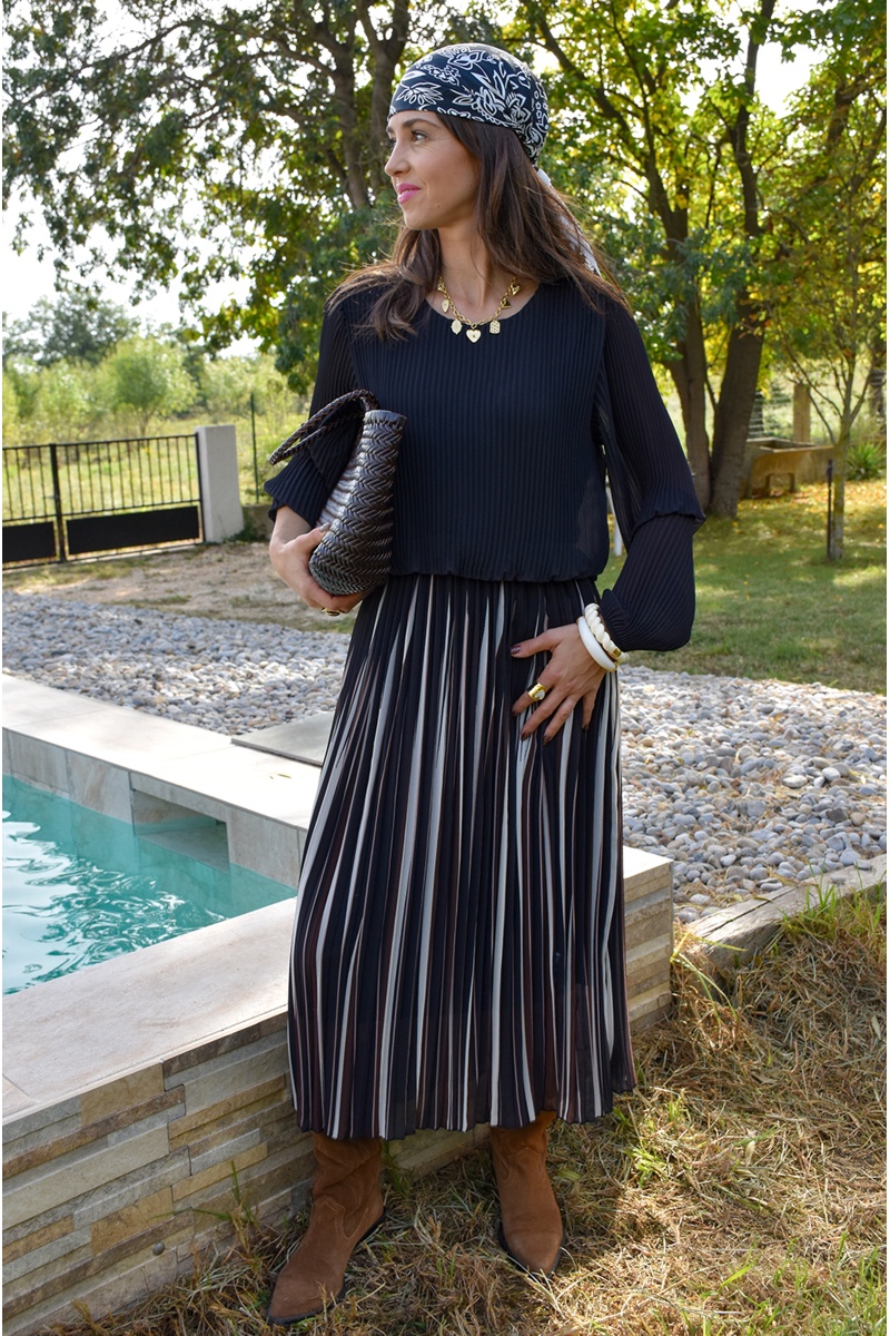 senes RAYE NOIR ROBES FEMME