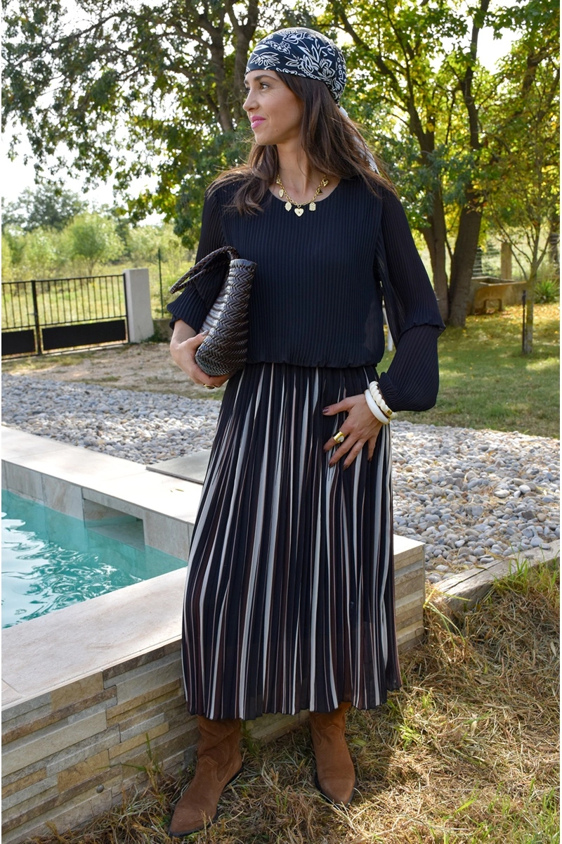 senes RAYE NOIR ROBES FEMME