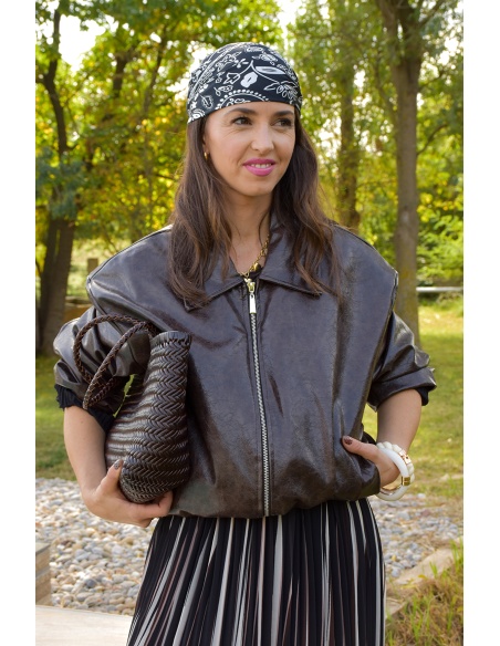 Veste Vernis Marron CATHY