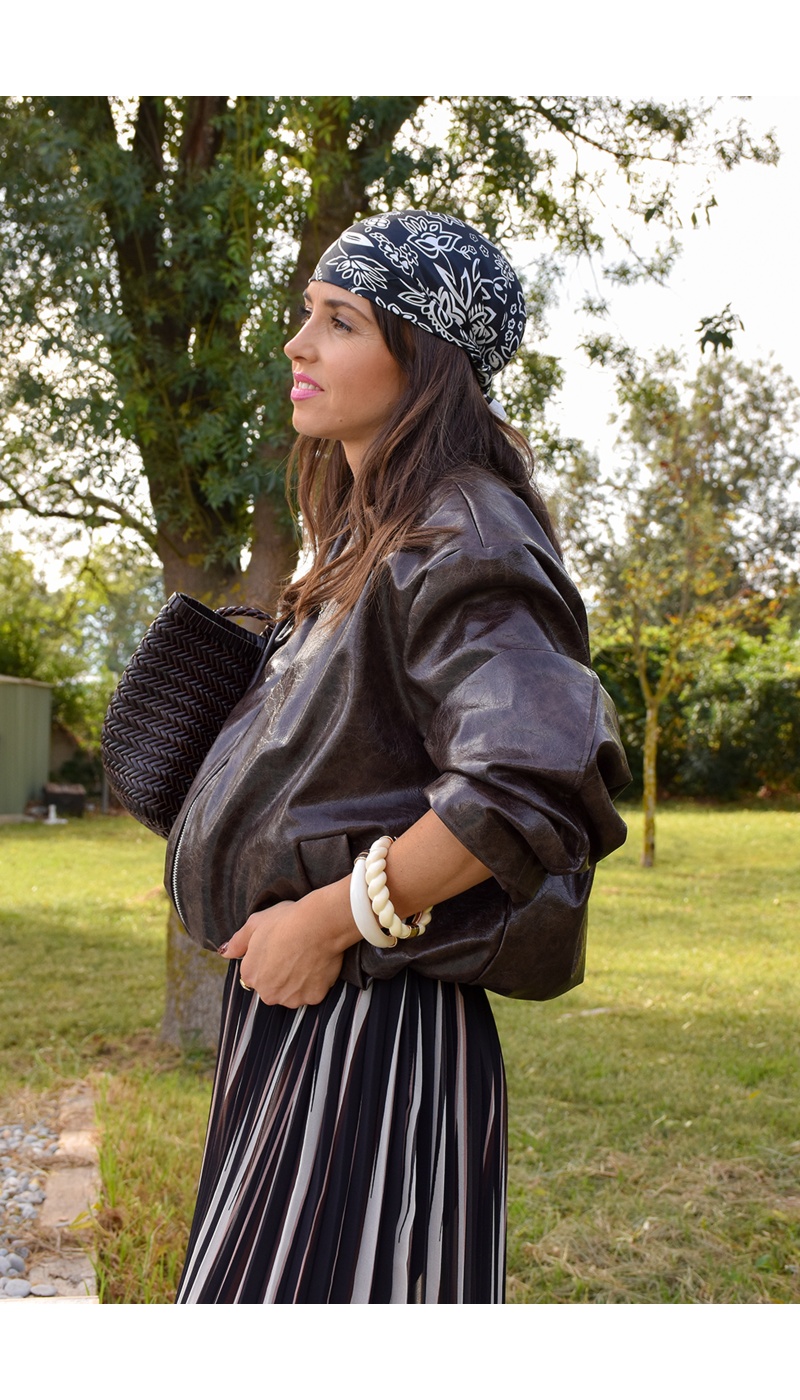 Veste Vernis Marron CATHY