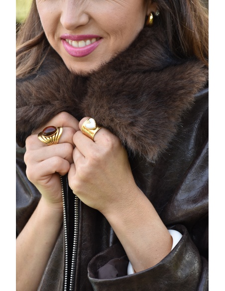 Veste Vernis Marron CATHY