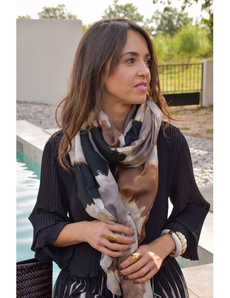 Foulard Marron Doré SAONA