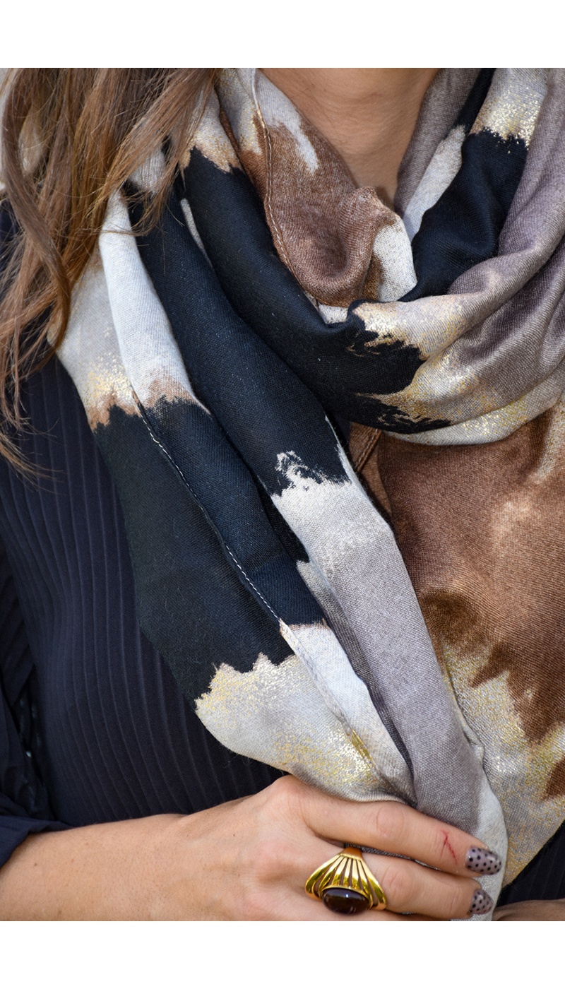 Foulard Marron Doré SAONA