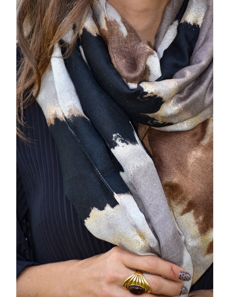 Foulard Marron Doré SAONA