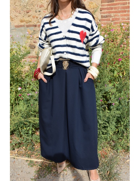 Gilet Maille Rayé LOUISON